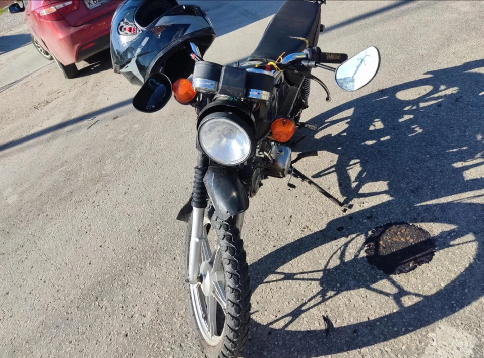 16-летнего мотоциклиста срочно госпитализировали под Рязанью после ДТП.