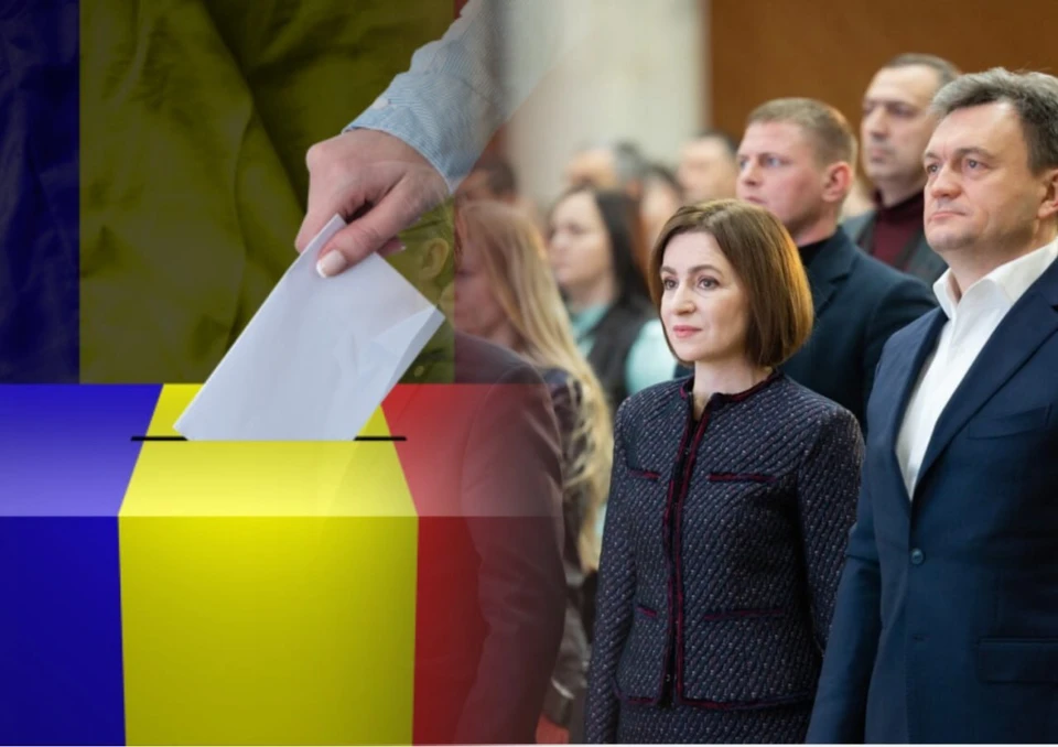Майя Санду и ее правящая партия PAS призвали на европарламентских выборах голосовать за румынских национал-либералов Фото: Коллаж КП.