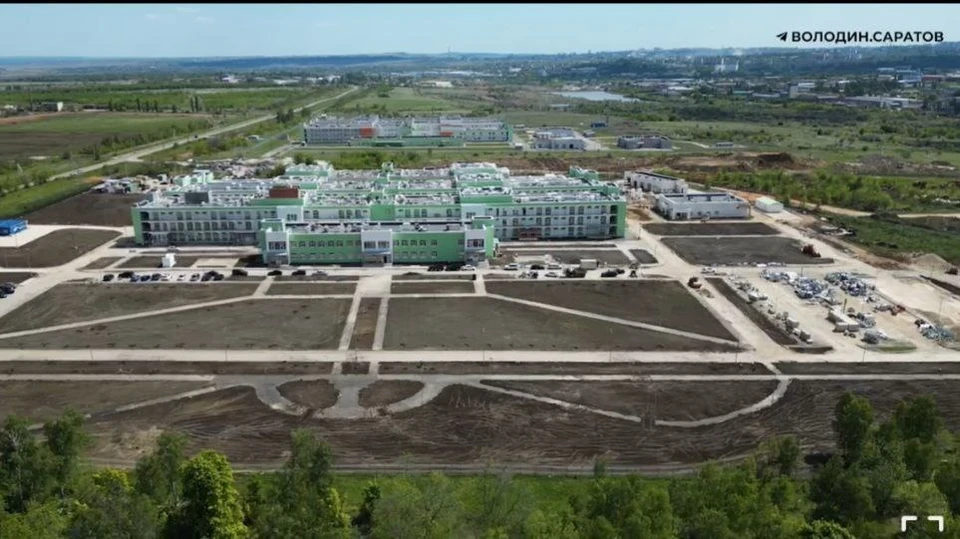 Завершается строительство противотуберкулезной больницы в Саратове (фото: тг "Володин Саратов)