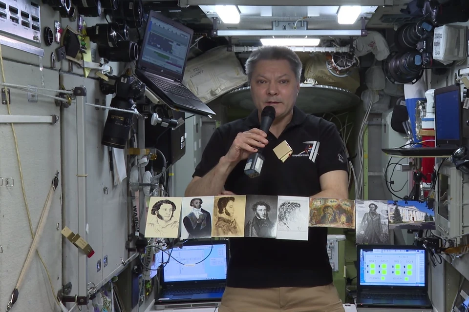 Космонавт записал обращение прямо с борта МКС