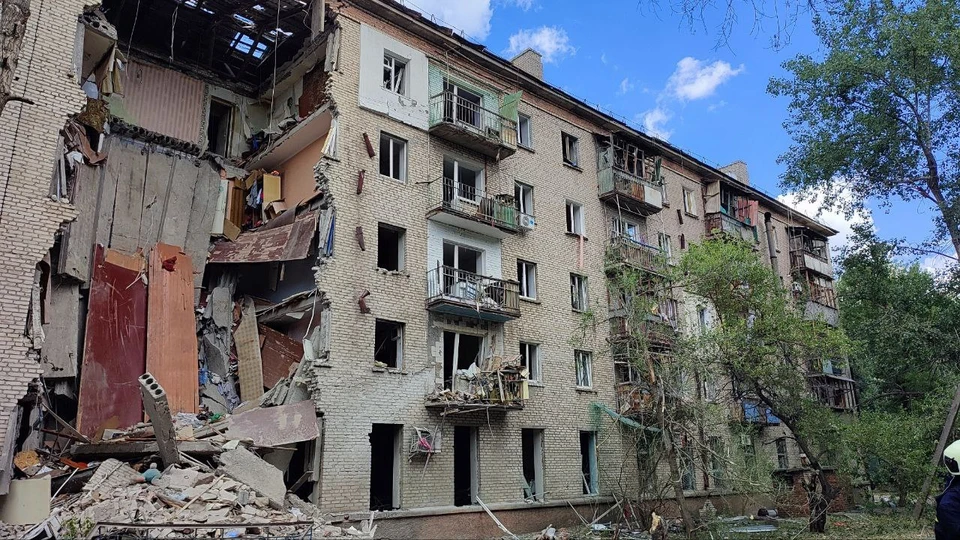 Луганск подвергся ракетному обстрелу