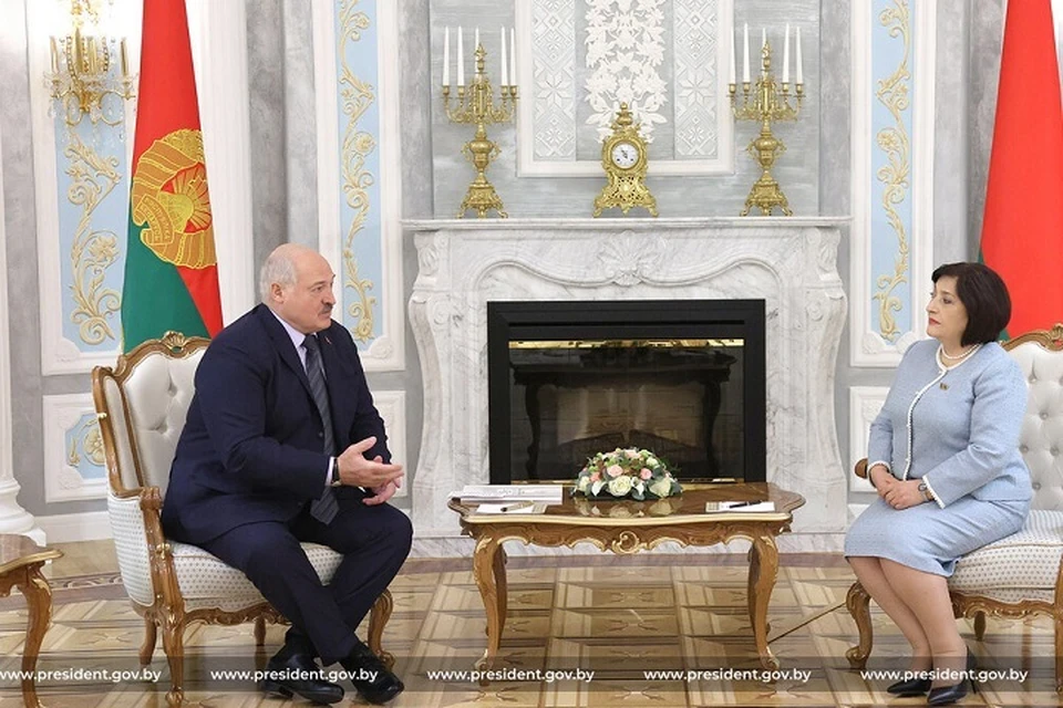 Лукашенко подтвердил готовность наращивать сотрудничество с Азербайджаном. Фото: president.gov.by.