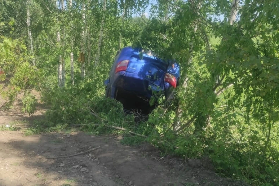 Авария произошла на дороге «Сосновка - Малиновка». Фото: ГИБДД Кировской области