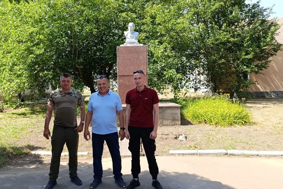 В Горностаевском округе восстановили памятник Ленину Фото: администрация Горностаевского округа