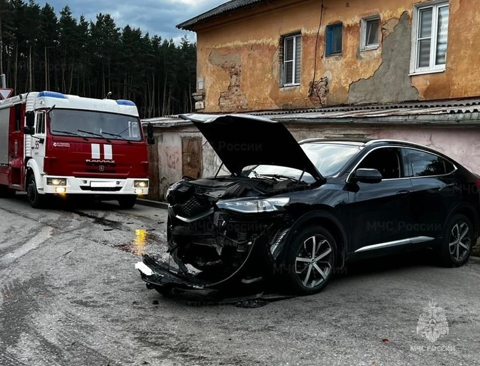 Фото с места аварии.