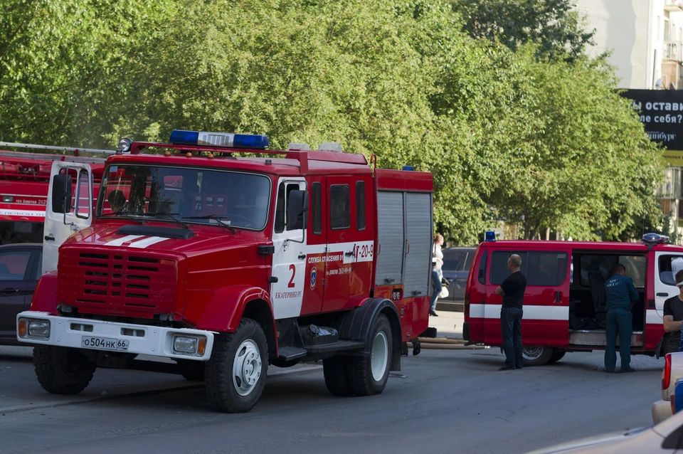 Площадь пожара на незаконной свалке составила 100 квадратных метров