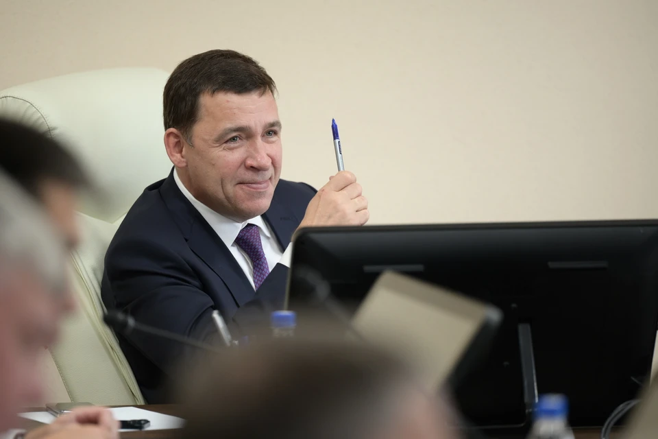 Губернатор Свердловской области Евгений Куйвашев провел выездное расширенное заседание. Фото: Департамент информационной политики