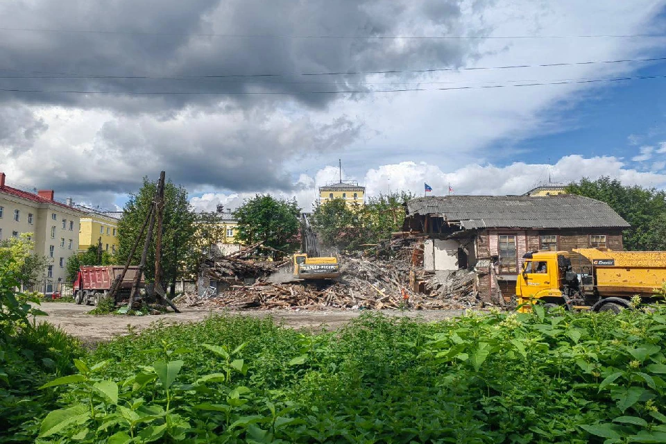 Работы ведутся на улице Профсоюзов, 18Б. Фото: t.me/pmo51