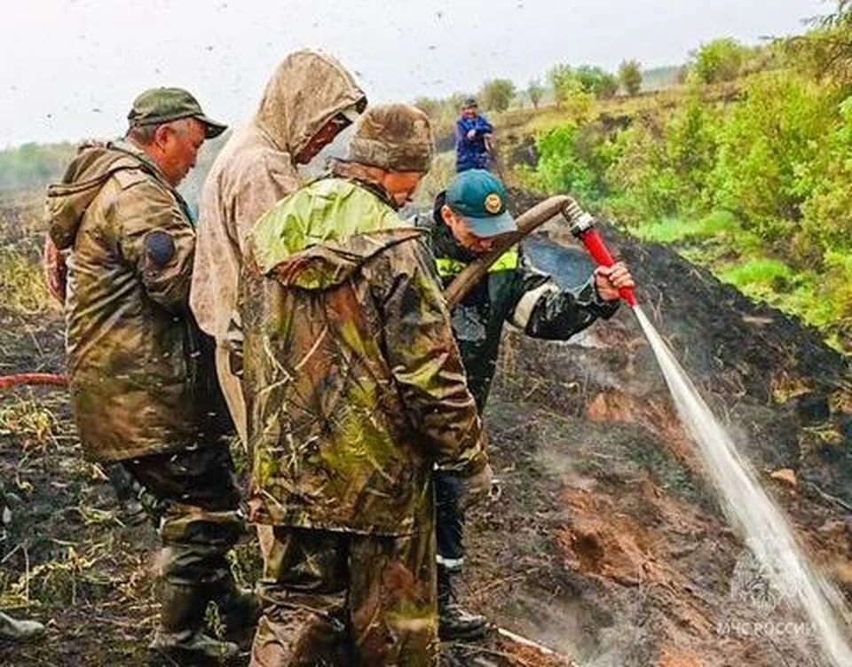 За минувшие сутки удалось локализовать девять лесных пожаров. Фото: Правительство Якутии.