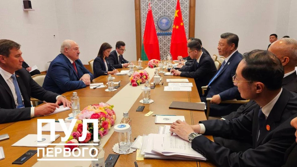 Лукашенко поддержал инициативу Китая в урегулировании украинского кризиса. Фото: телеграм-канал "Пул Первого"