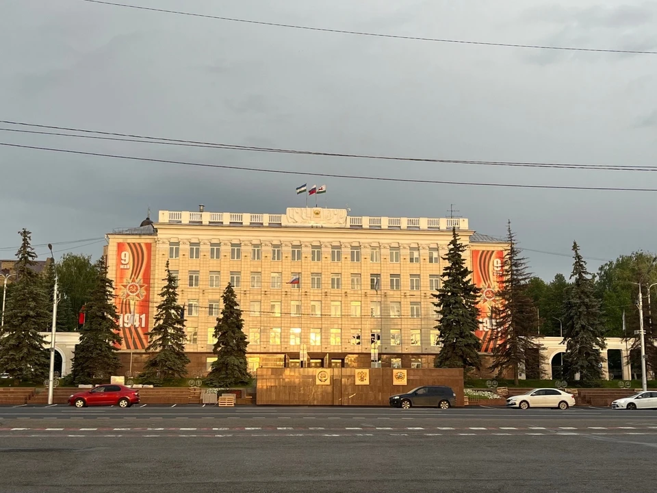 Перед администрацией Уфы были сухостойные аварийные деревья.