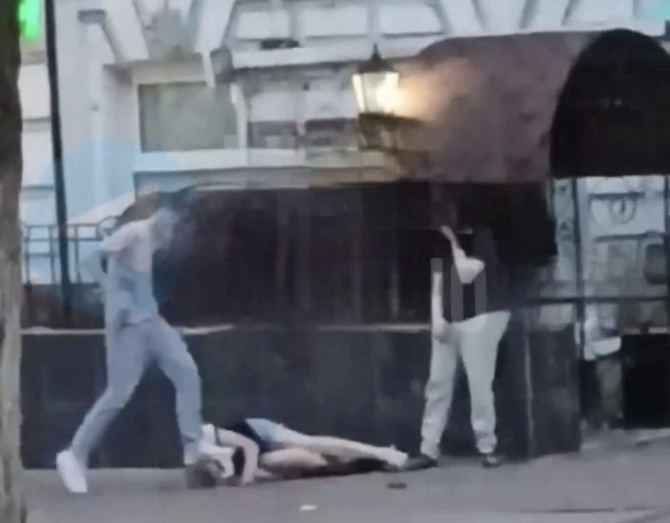 На улице словесная перепалка перетекла в рукоприкладство ФОТО: скрин видео телеграм-канала Треш Ульяновск