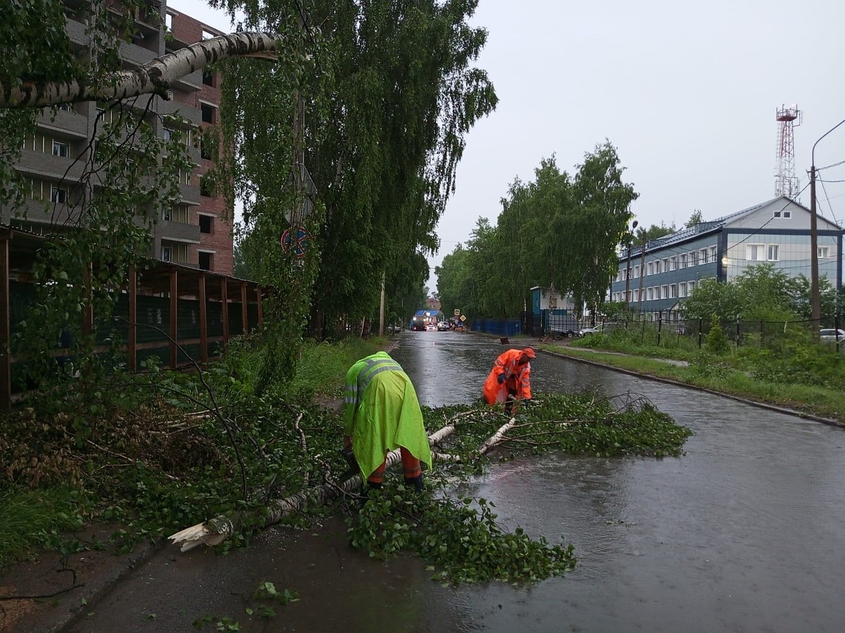 Во время урагана в Сыктывкаре спасатели получили более трех тысяч обращений  - KP.RU