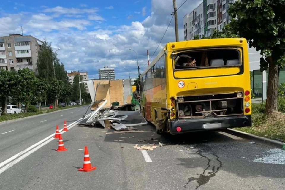 В аварии никто не пострадал. Фото: Госавтоинспекция Удмуртии