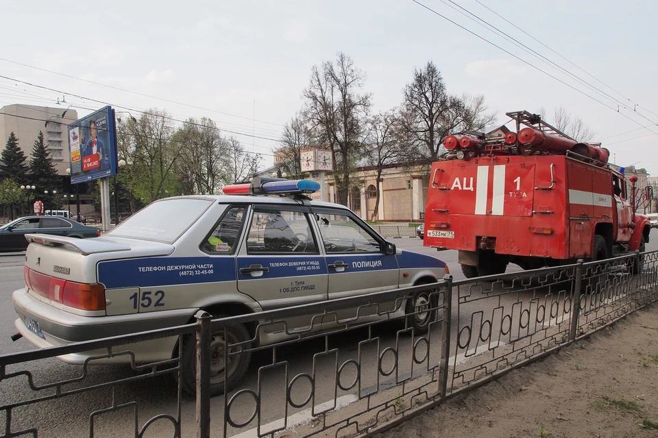 Две иномарки столкнулись в Туле на Хомяковском шоссе