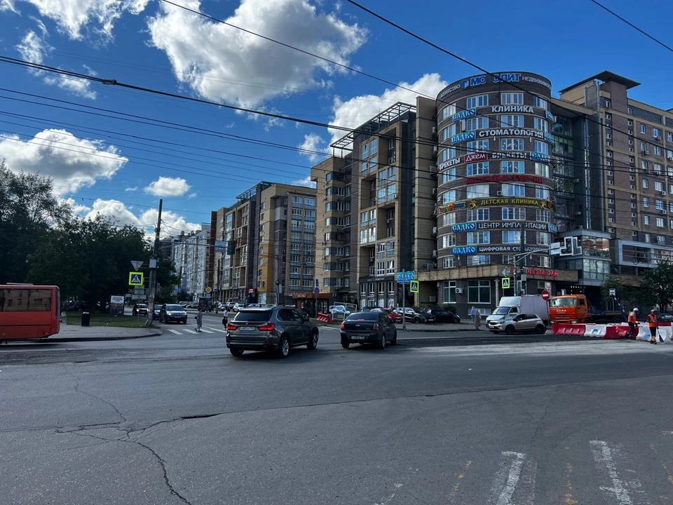 Два перекрестка на улице Белинского открыли для движения транспорта. Фото: ЦРТС.