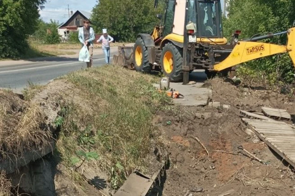 27 июля планируется закончить устройство моста. Фото: киров.рф