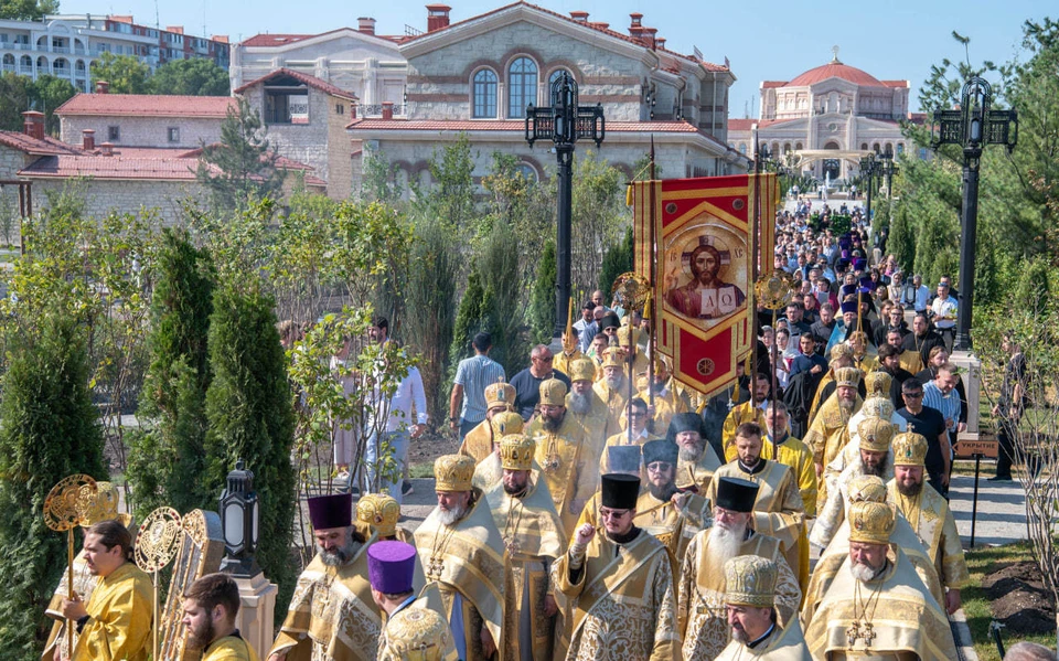 В Севастополе освятили «Новый Херсонес». Фото: Пресс-служба губернатора Севастополя