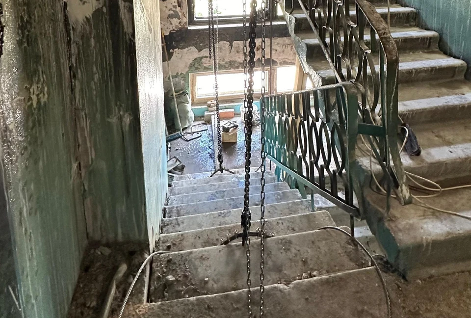 В Ульяновске после взрыва ремонтируют дом на улице Корунковой | ФОТО: Фонда модернизации жилищно-коммунального комплекса Ульяновской области