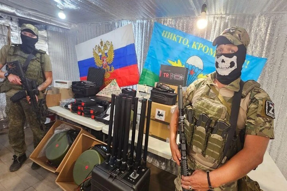 Рязанские воин на Херсонщине получили тепловизоры и дроны. Фото: администрация города Рязань.