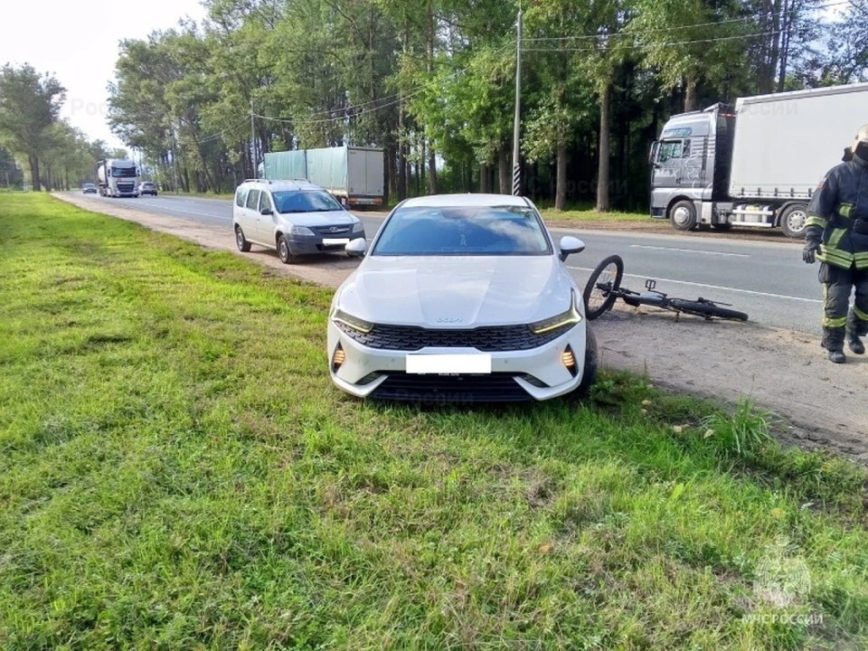 В Боровском районе сбили велосипедиста