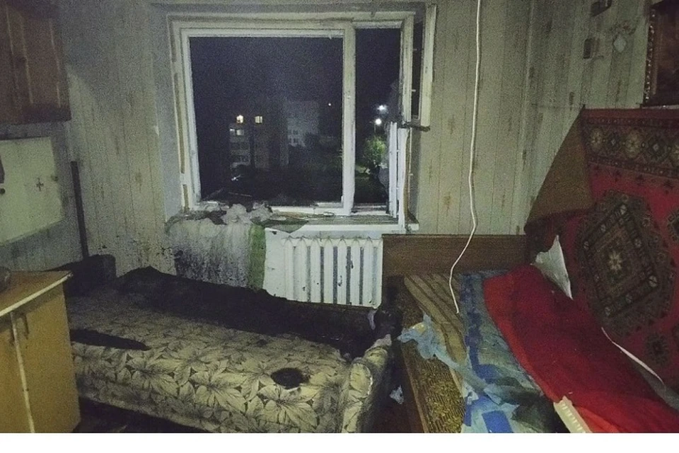 На Могилевщине за сутки произошли два пожара в общежитиях. Фото: МЧС.