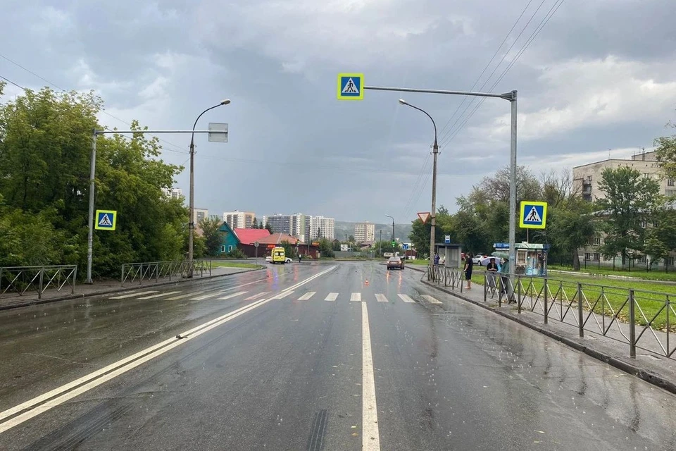 Авария произошла в Первомайском районе. Фото: ГАИ по Новосибирской области.