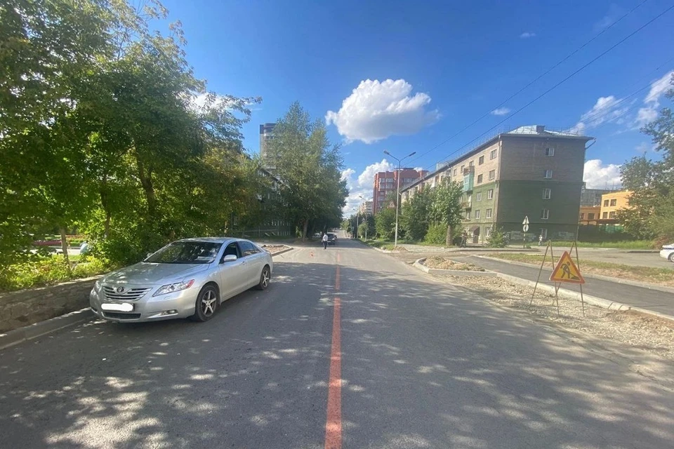 В Новосибирске парень на «Тойоте» сбил 7-летнюю девочку. Фото: Госавтоинспекция Новосибирской области