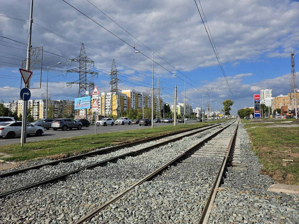 Трамвайное движение на улице Ново-Садовой возобновится 28 августа. Фото: телеграм-канал "Самара № 1"