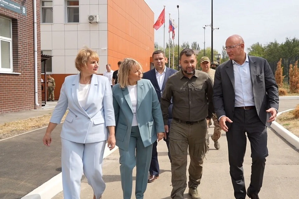 В Мариуполе открыли техникум, восстановленный Тульской областью. Фото: Правительство Тульской области