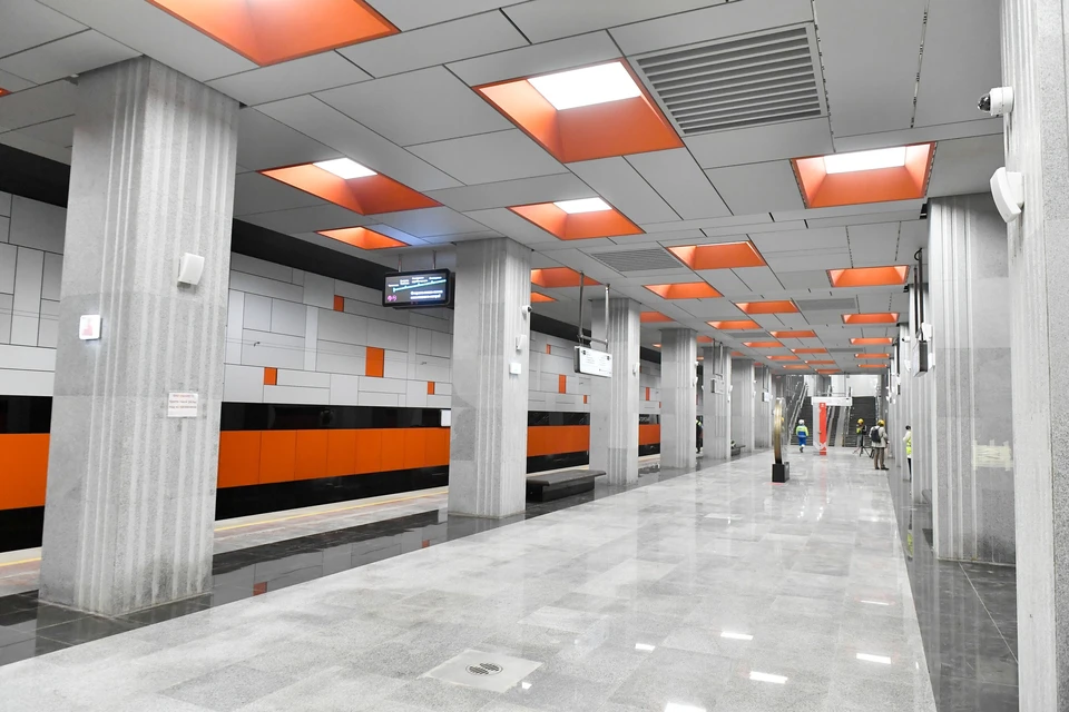 Станция "Новаторская" новой Троицкой линии метро.
