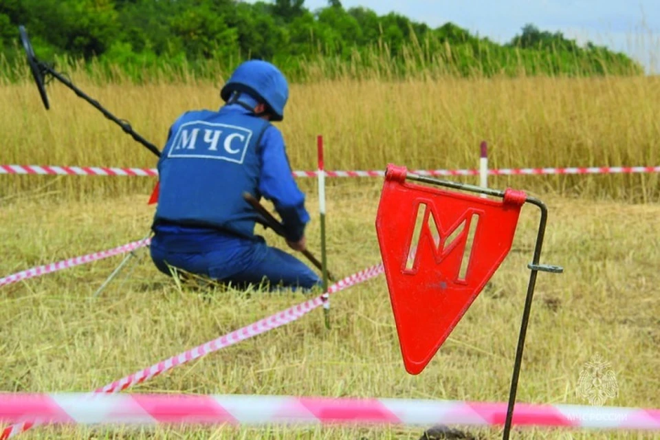 В ДНР за сутки саперы МЧС уничтожили более 130 взрывоопасных предметов. Фото (архив): МЧС России по ДНР