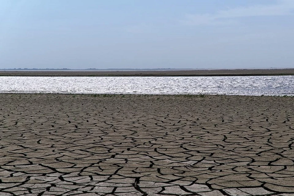 От Краснодарского водохранилища почти ничего не осталось. Фото: Юрий Будильников