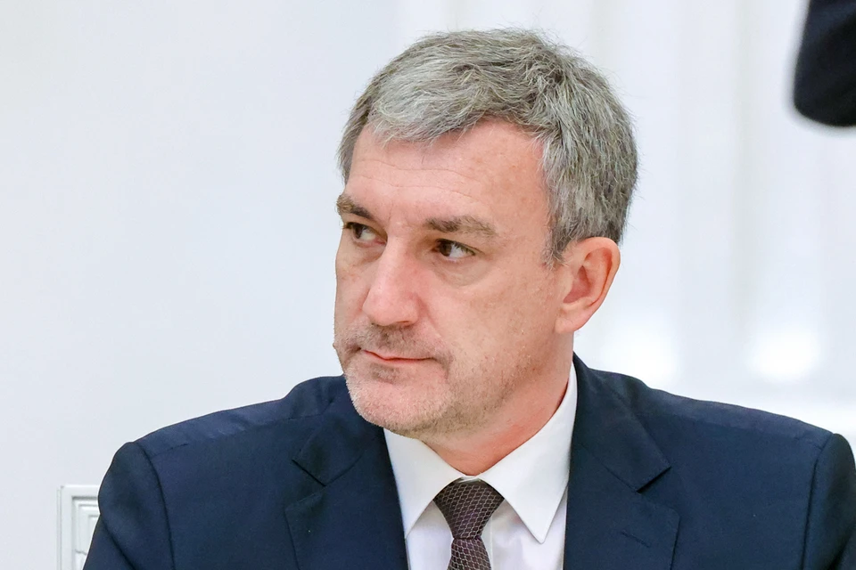 Губернатор Амурской области Василий Орлов во время заседания Государственного совета РФ в Большом Кремлевском дворце. Фото: Сергей Карпухин/ТАСС.