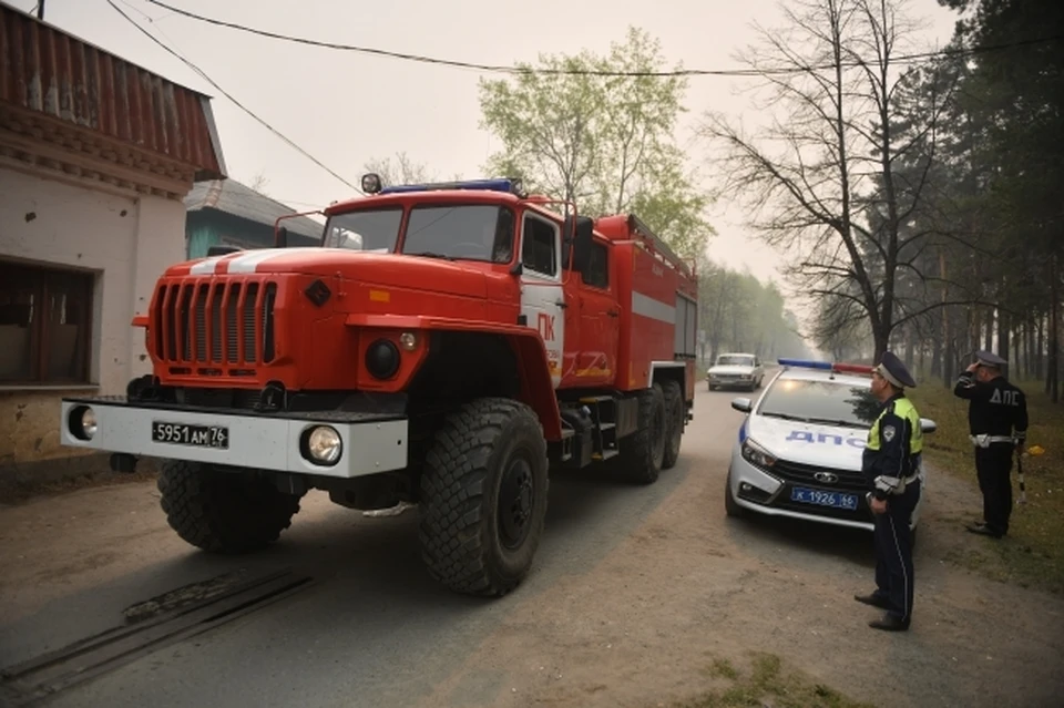 Полигон ТБО загорелся в Богородском районе.