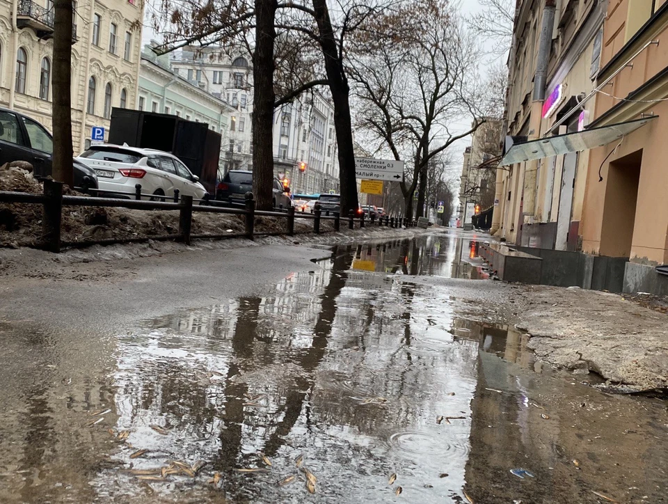 В округе возможны кратковременные осадки в виде дождя.