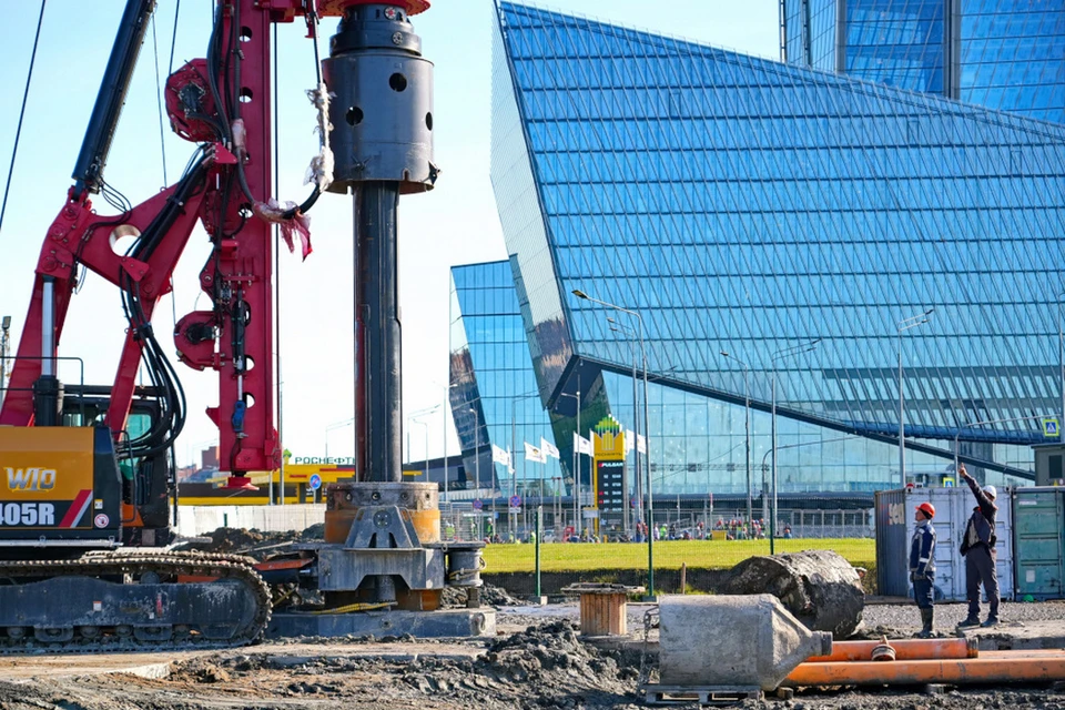 В Приморском районе Петербурга началось строительство магистрали М-32. Фото: gov.spb.ru