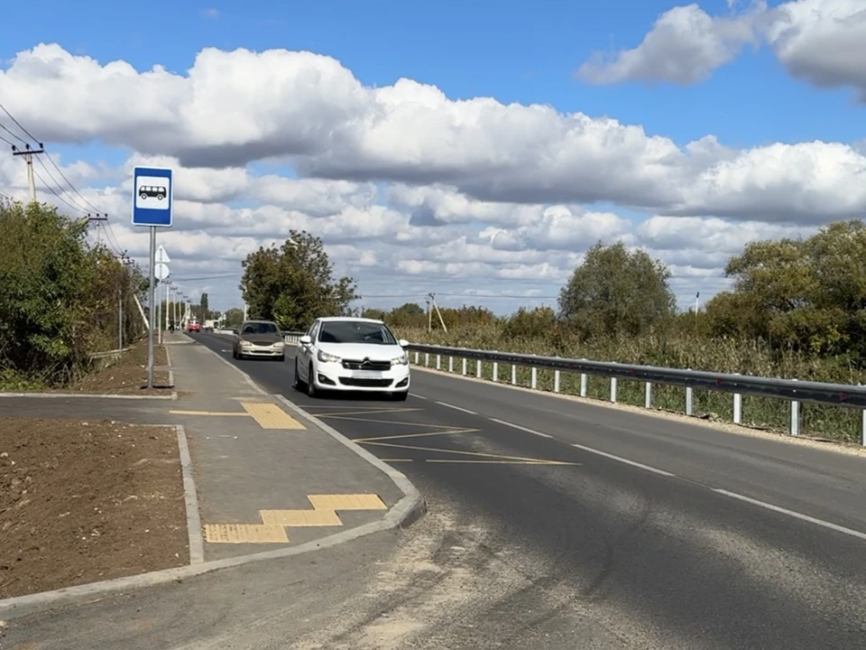 Отремонтированная дорога. Фото: пресс-службы администрации Краснодара.