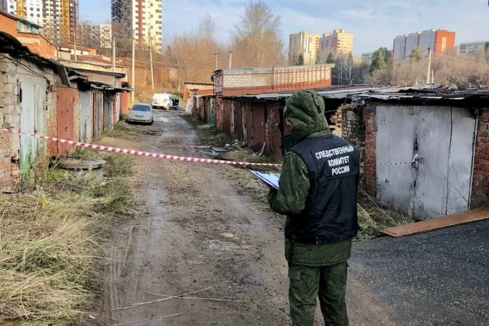 Убийство произошло в гаражно-строительном кооперативе. Фото: СУ СК РФ по Удмуртии