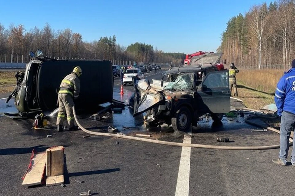 В Нижнекамском районе в результате аварии погиб водитель «Нивы». Фото: vk.com/wall22064422_962