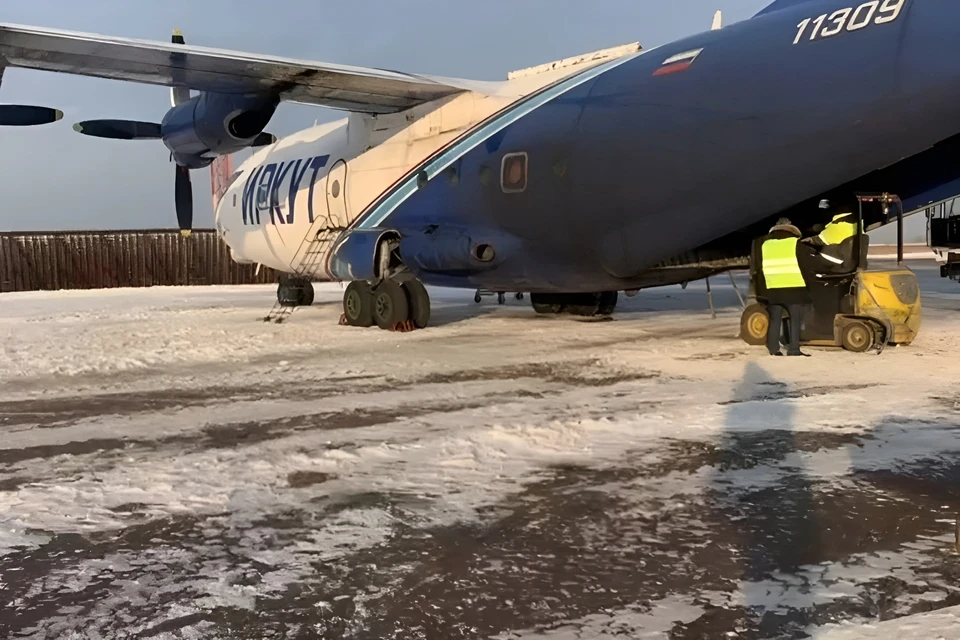 Самолет приземлился в новосибирском аэропорту. Фото: t.me/vm_sut