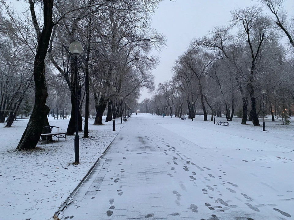 На Тюменскую область надвигается октябрьский снегопад.