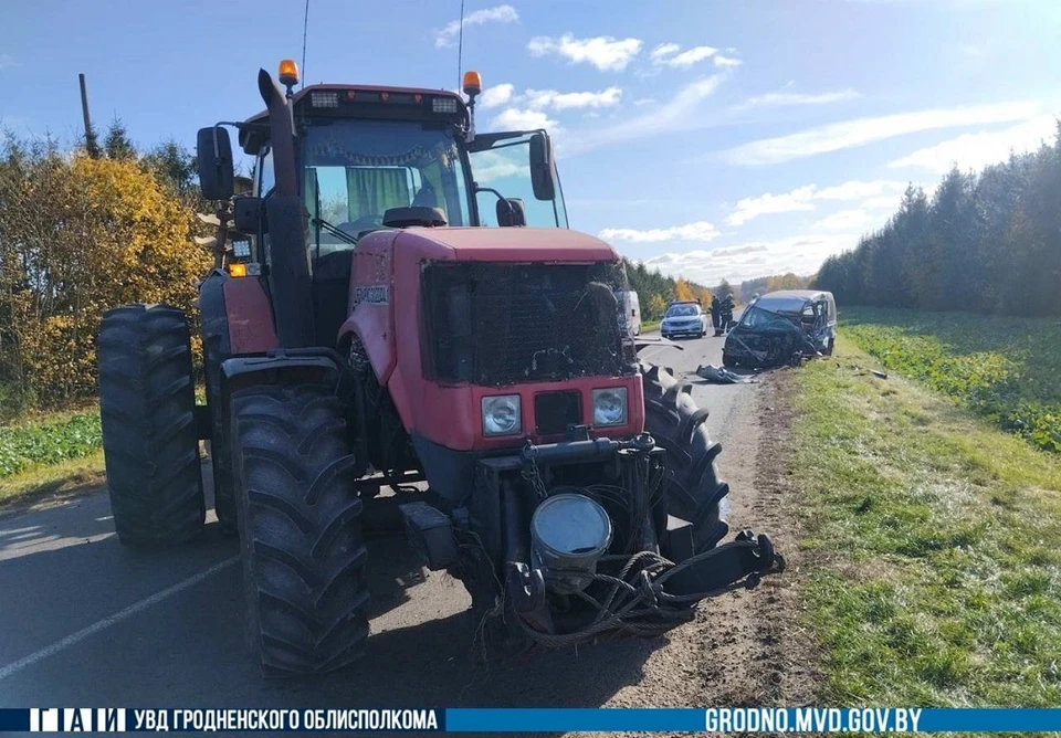 Смертельное ДТП в Щучинском районе. Фото: УВД Гродненского облисполкома.