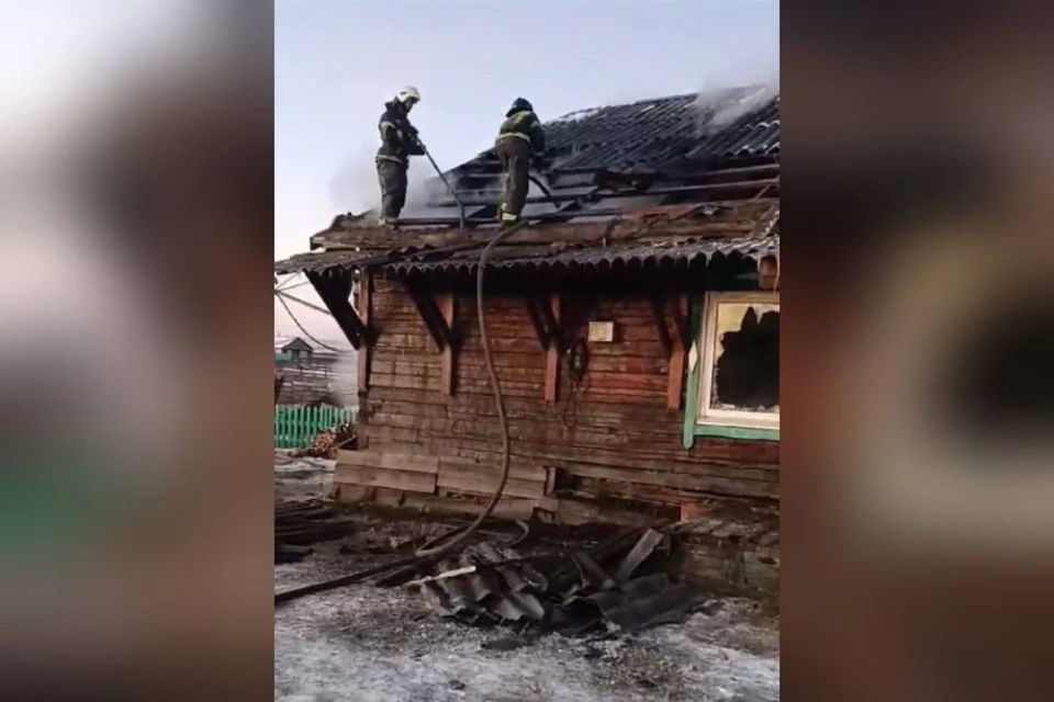 Сельская администрация загорелась в Эхирит-Булагатском районе.