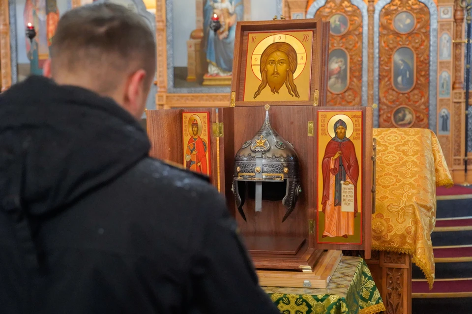 Сам шлем был изготовлен на оружейном заводе в городе Тула. Фото: Пресс-служба Северного флота