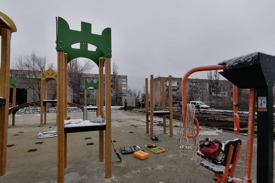 В Перевальске скоро появится обновленное общественной пространство. ФОТО: Минстрой ЛНР