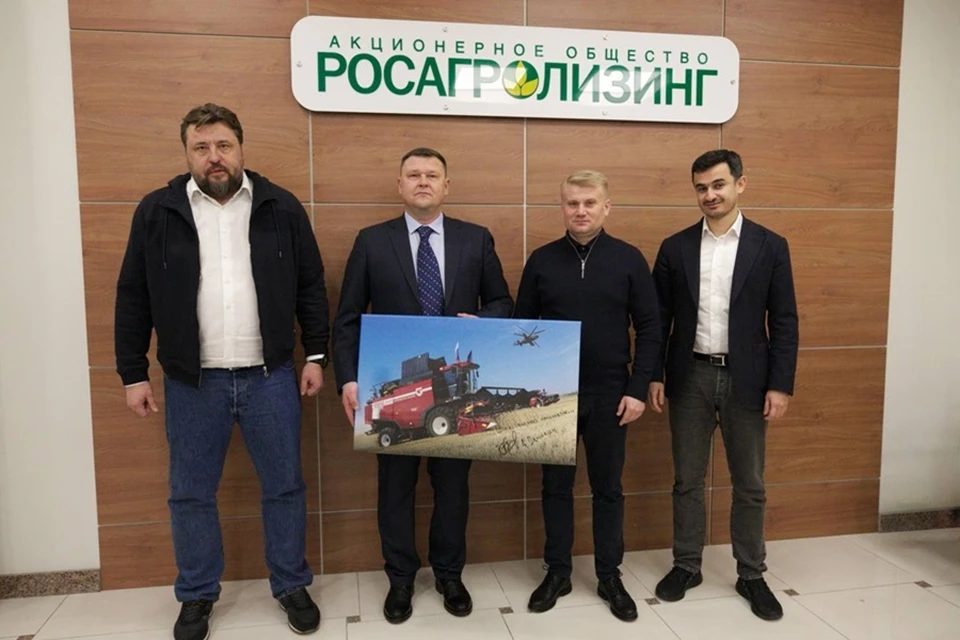 В Мариуполе открыли филиал Росагролизинга. Фото: ТГ/Крамаренко