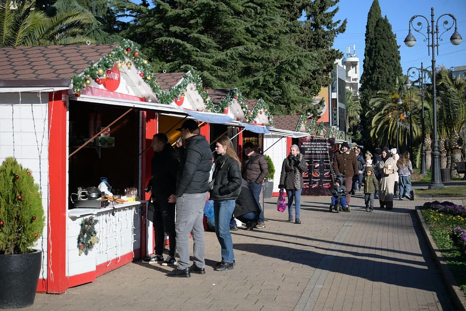 Три новогодние ярмарки будут работать в Сочи Фото: пресс-служба администрации города-курорта