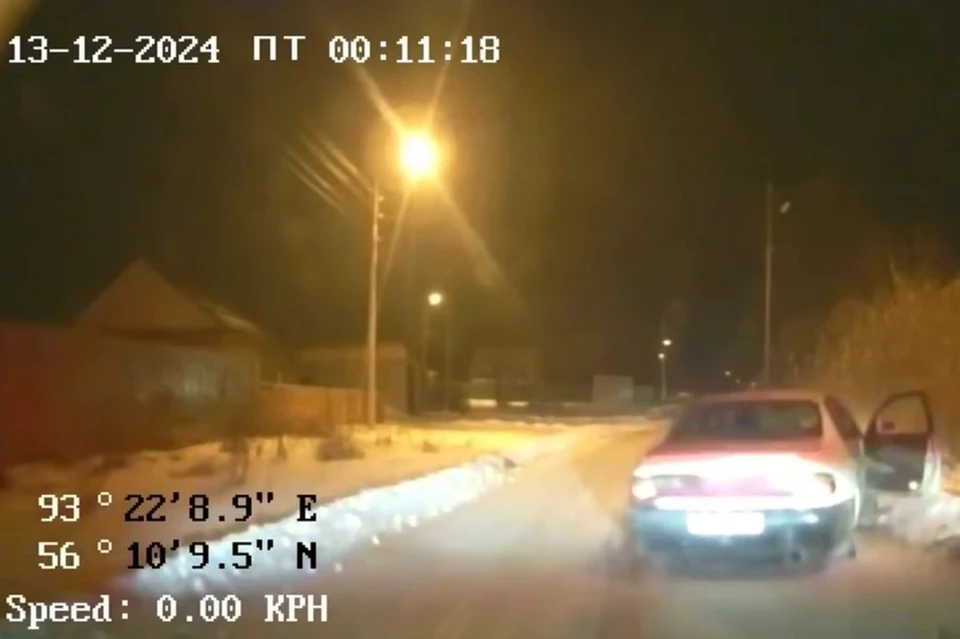 Скриншот: видео МВД Красноярского края