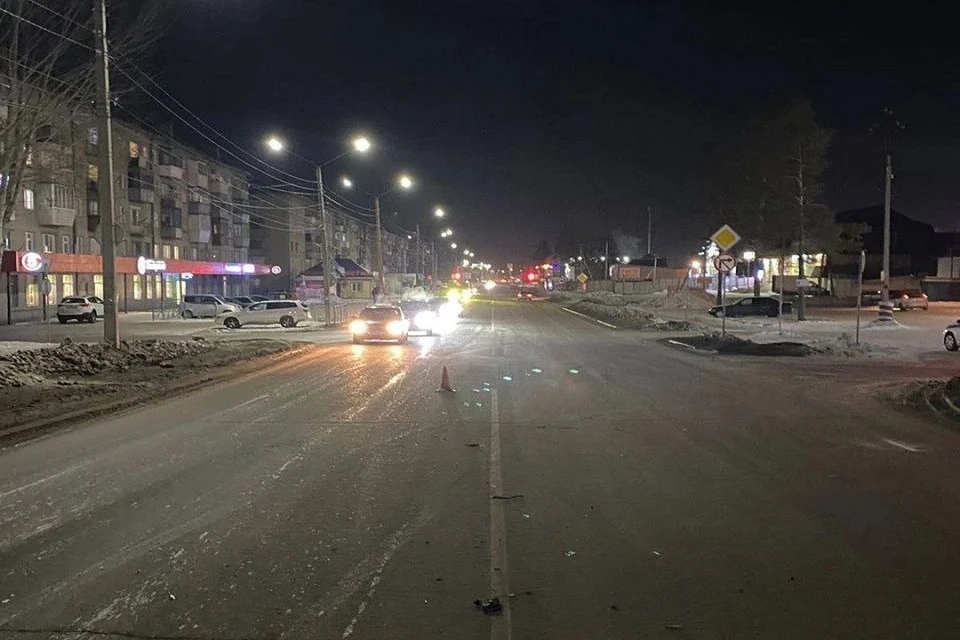 Под колесами «Мерседес» под Новосибирском погибла врач-травматолог. Фото: ГАИ Новосибирска.